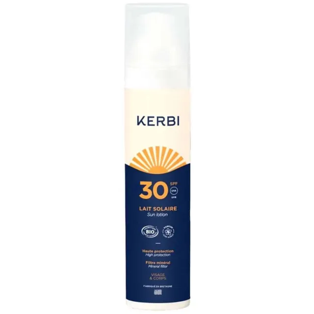 kerbi-lait-solaire-spf30-bio-100-g-sans-parfum image 1