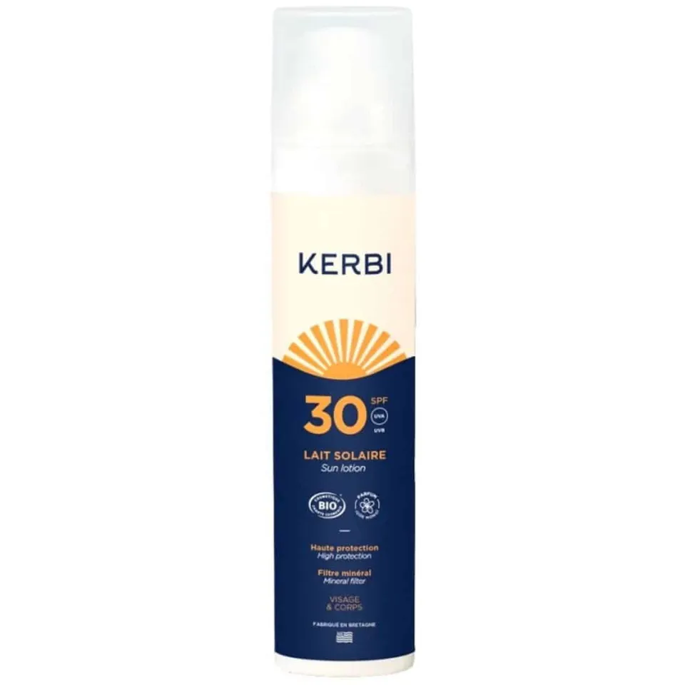 kerbi-lait-solaire-spf30-bio-100-g-sans-parfum image 1