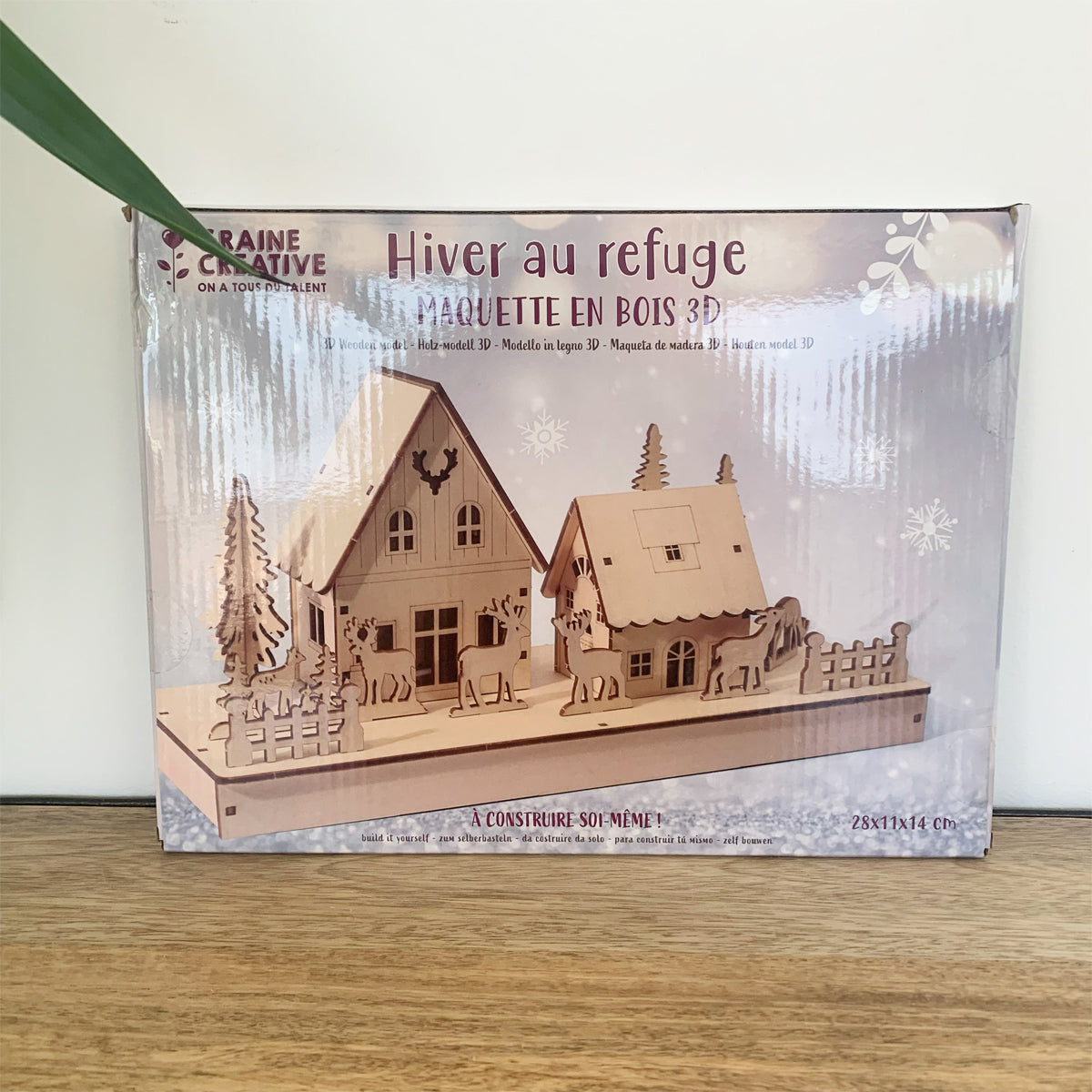 maquette-3d-bois-hiver-au-refuge-chalet-28-x-11-x-14-cm-d-s-10-ans image 2