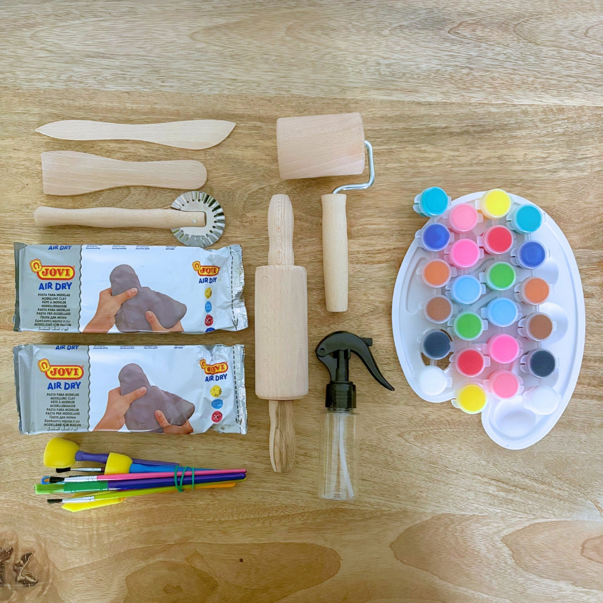 dibys-kit-argile-grise-autodurcissante-outils-cuisine-enfant image 2