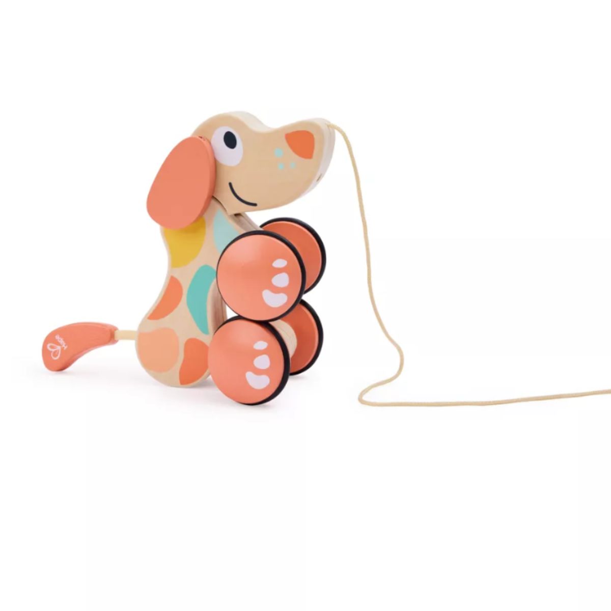 hape-chien-pastel-jouet-bois-tirer-d-s-12-mois image 2