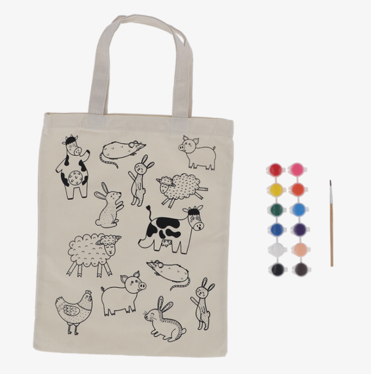 mes-courses-en-vrac-dessins-et-coloriages-sac-colorier-animaux-ferme image 1