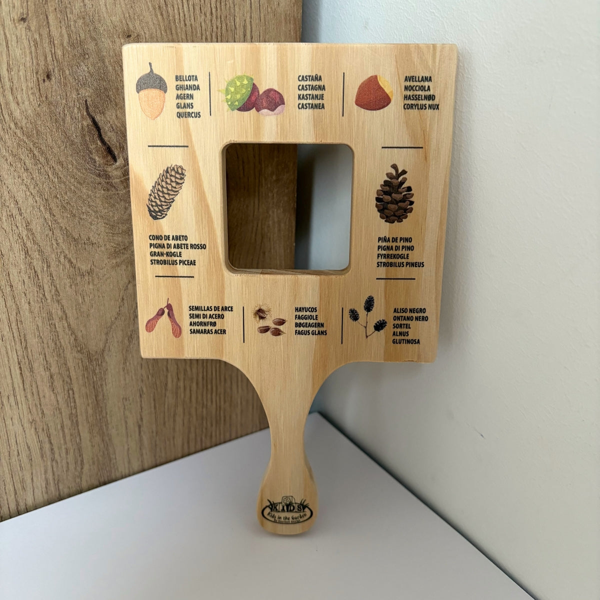 esschert-design-cadre-explorateur-fruits-des-arbres-bois image 2
