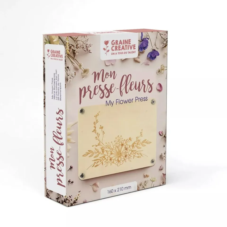 mes-courses-en-vrac-mon-presse-fleurs-grav-presse-fleurs-bois-16x21-cm image 1