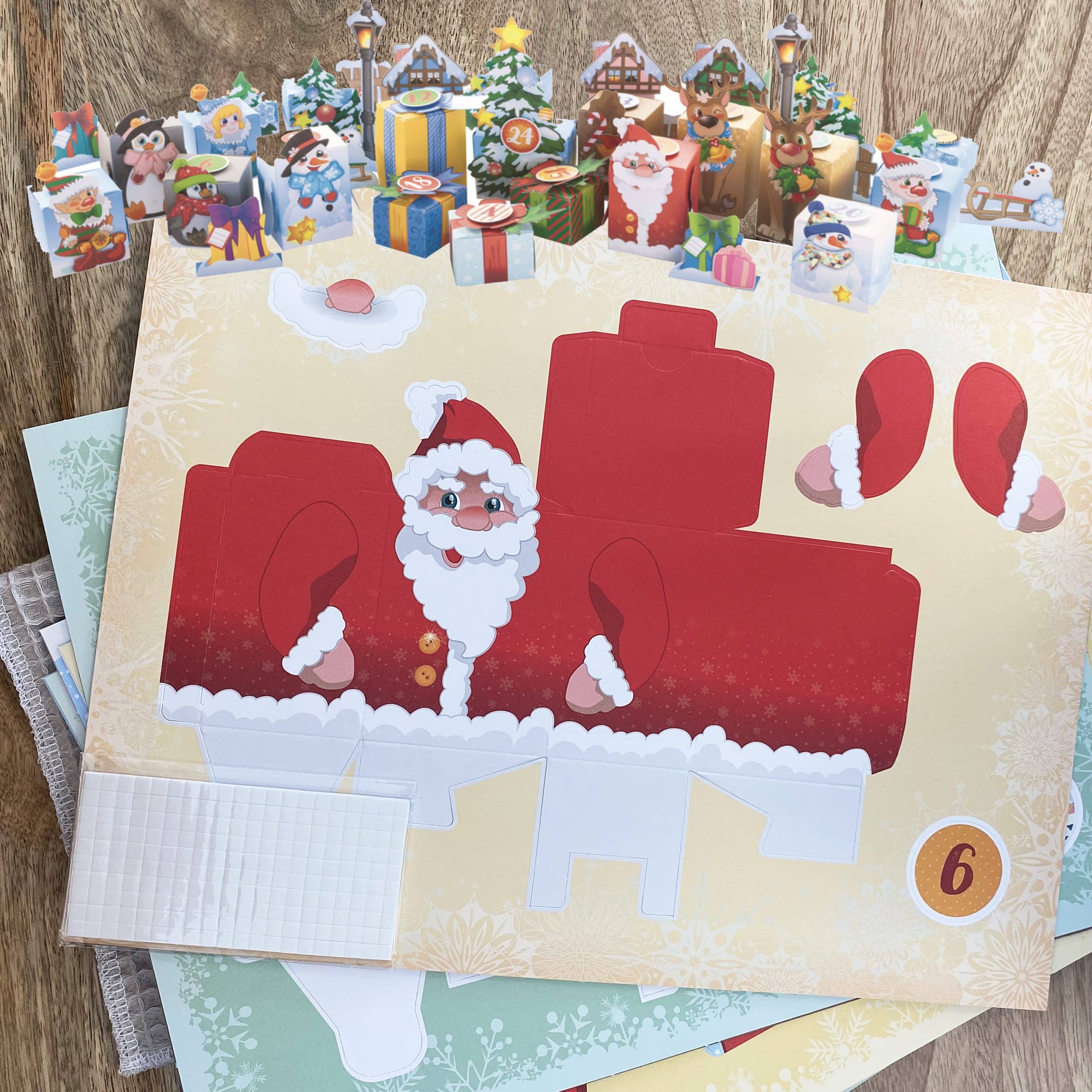 mes-courses-en-vrac-kit-calendrier-de-l-avent-paysage-d-hiver-24-bo-tes image 3