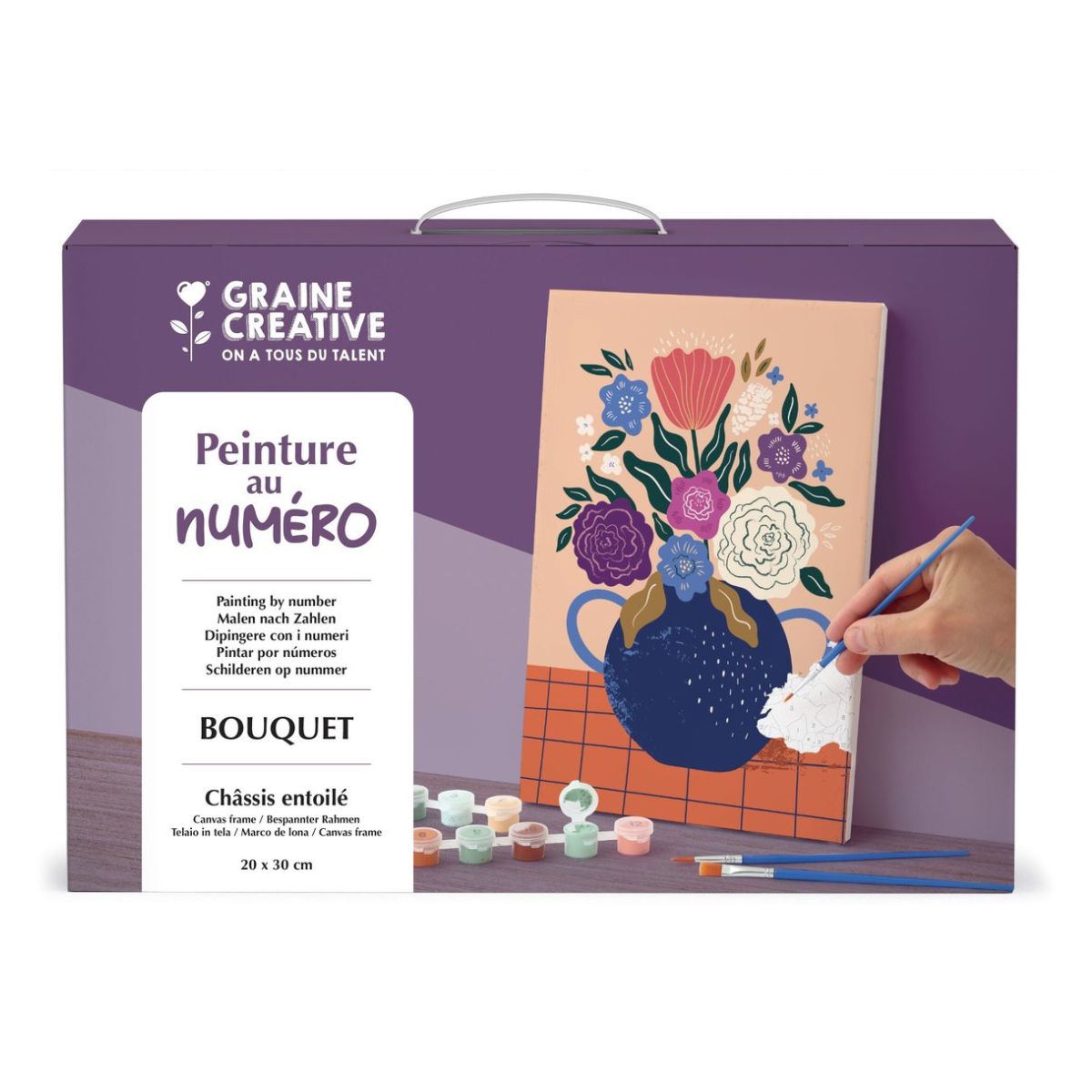 graine-cr-ative-bouquet-peinture-par-num-ros-20x30-cm-fleurs image 1
