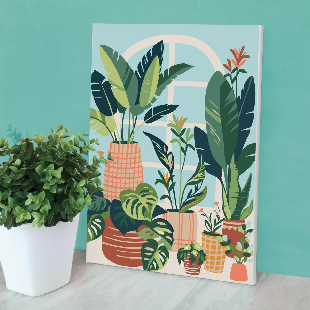 graine-cr-ative-urban-jungle-peinture-au-num-ro-20x30 image 3