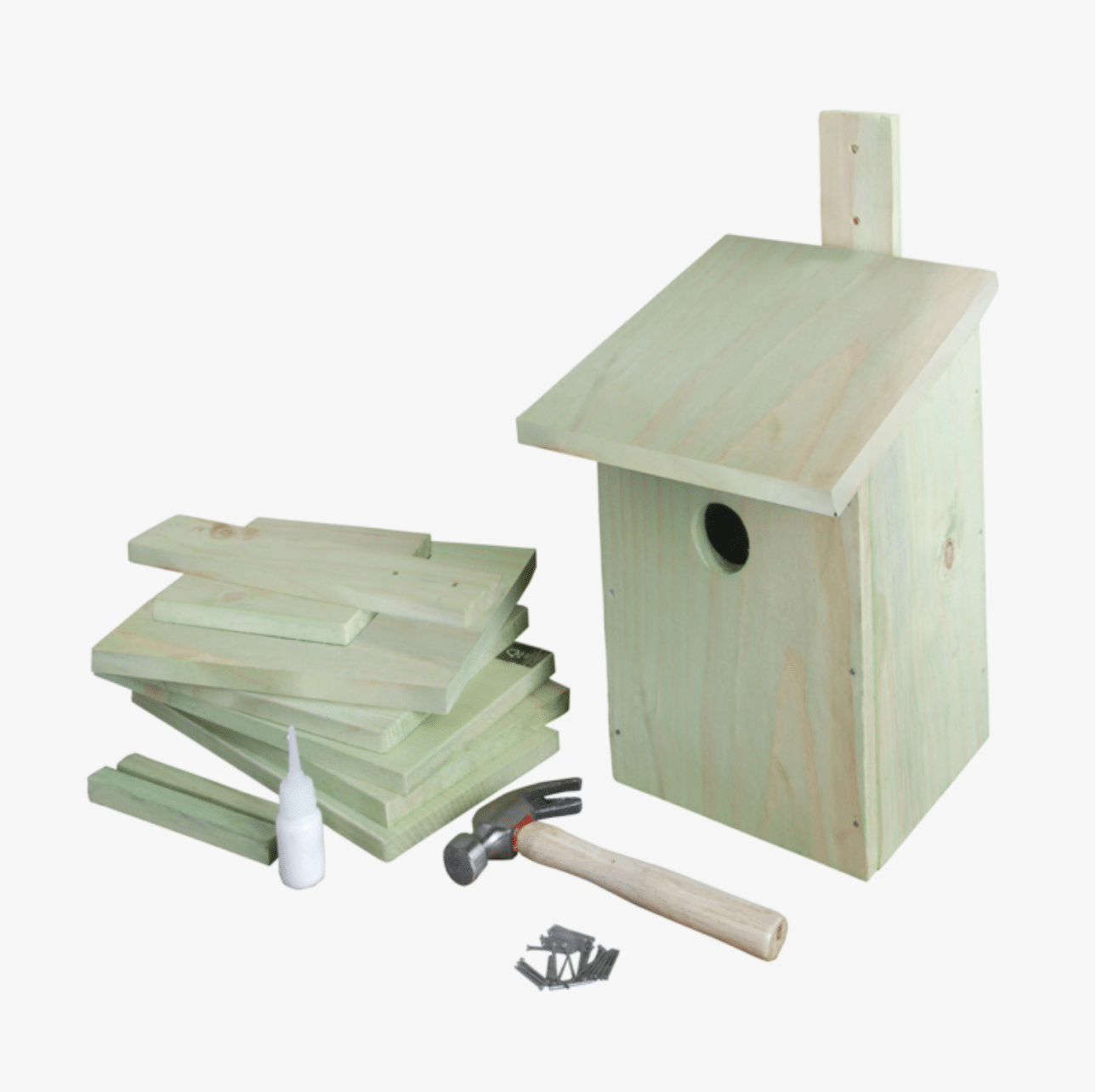 mes-courses-en-vrac-nichoir-assembler-bois-pin-21x23-cm image 1