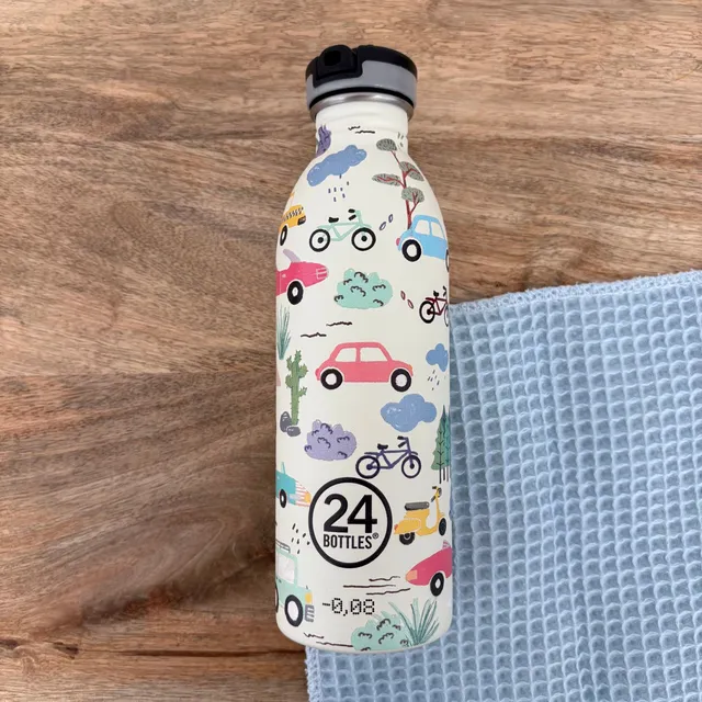 24-bottles-adventure-friends-gourde-kids-inox-500-ml-paille image 1