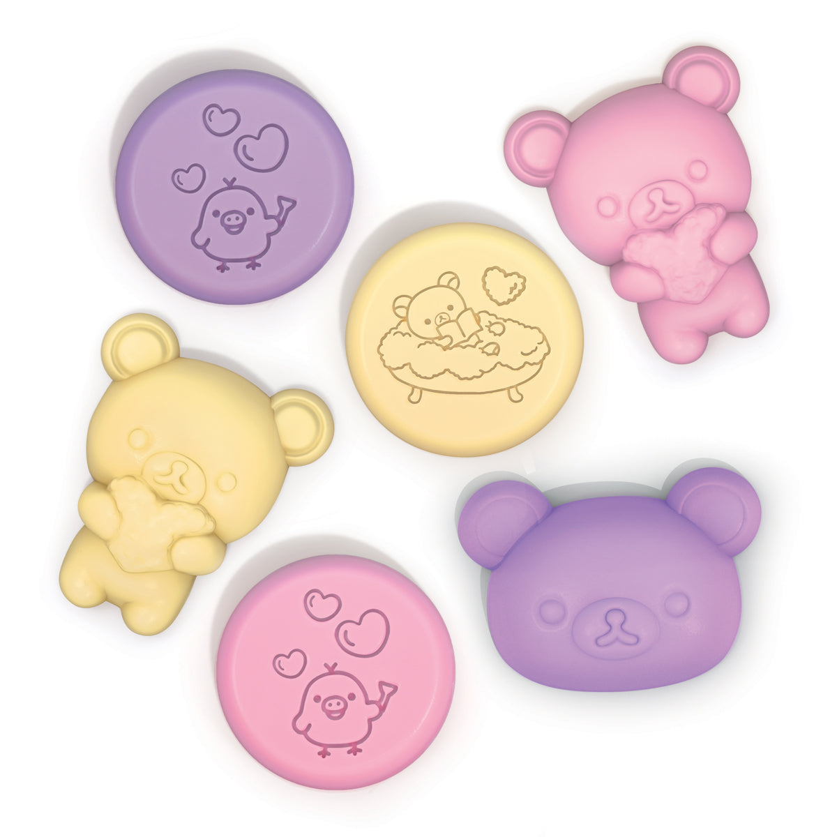 graine-cr-ative-rilakkuma-coffret-savons-animaux-parfum-fraise image 2