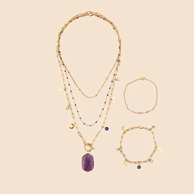 graine-cr-ative-kit-diy-bijoux-inox-parure-violette-dor image 1