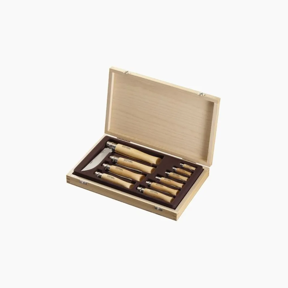 opinel-tradition-coffret-10-couteaux-inox-h-tre image 1