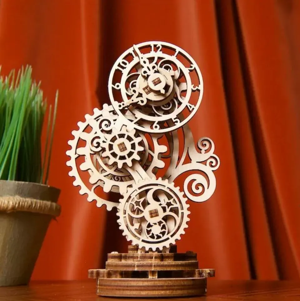 mes-courses-en-vrac-maquettes-engrenages-maquette-3d-bois-horloge image 1