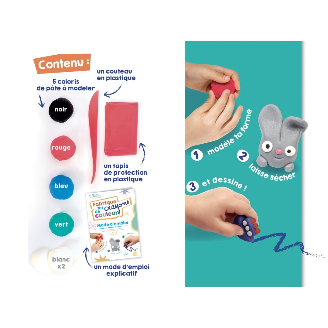 fabrique-tes-crayons-kit-p-te-colorier-6-couleurs-x30g image 4