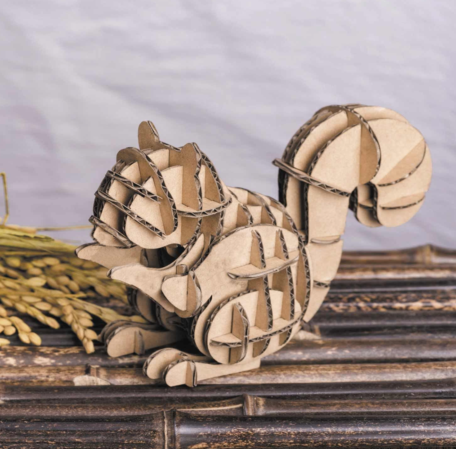 mes-courses-en-vrac-maquettes-maquette-3d-carton-cureuil-15-cm image 1