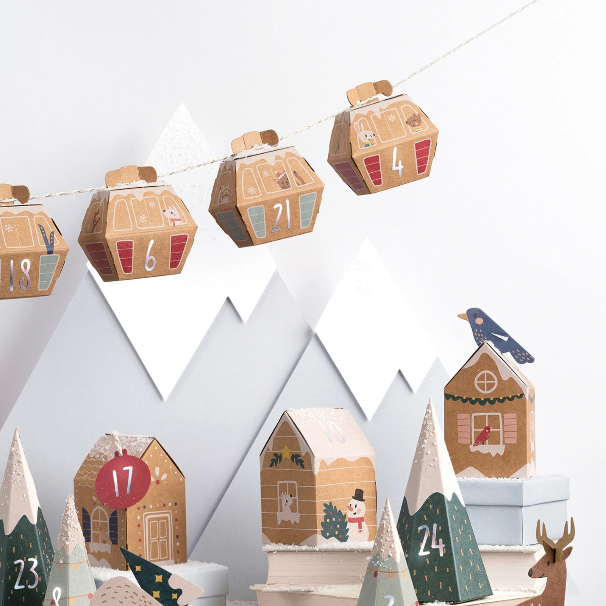 kit-calendrier-avent-montagne-enneig-e-113-pi-ces-papier image 1
