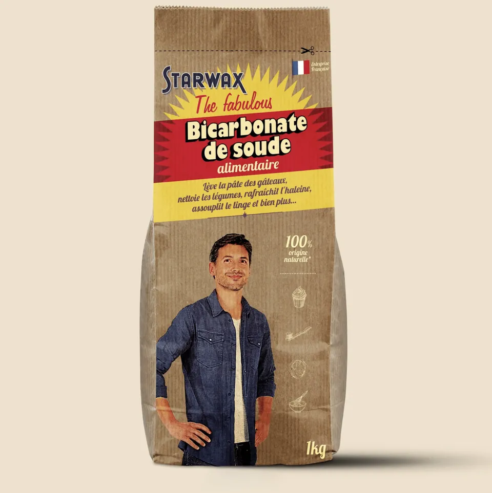 starwax-bicarbonate-de-soude-alimentaire-1kg-multi-usages image 1