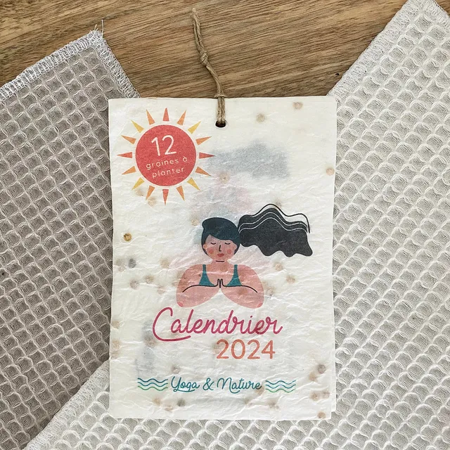 growing-paper-calendrier-ensemenc-yoga-a6-2024 image 1