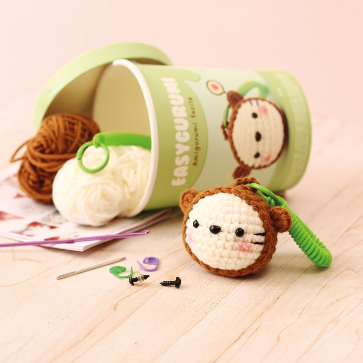 graine-cr-ative-kit-easygurumi-ourson-porte-cl-s image 1