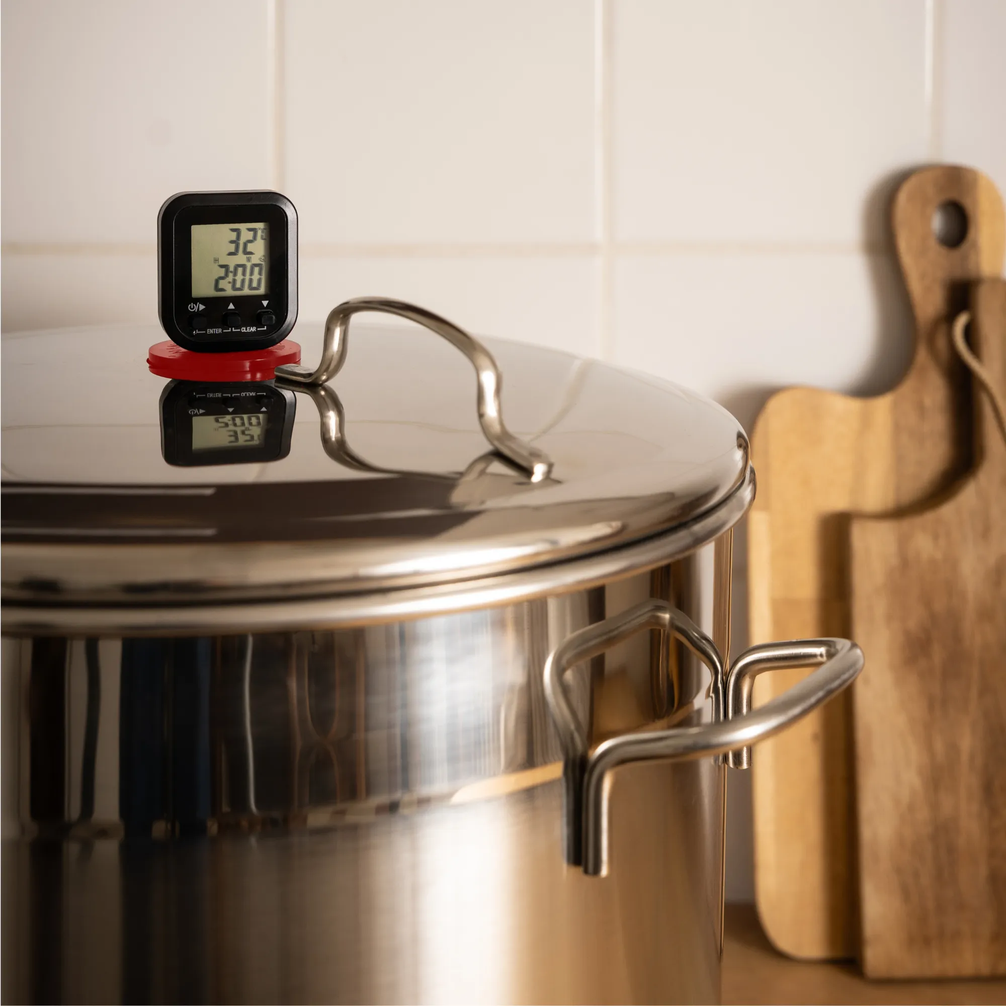 guillouard-luciole-thermom-tre-digital-inox-25cm-minuterie image 3