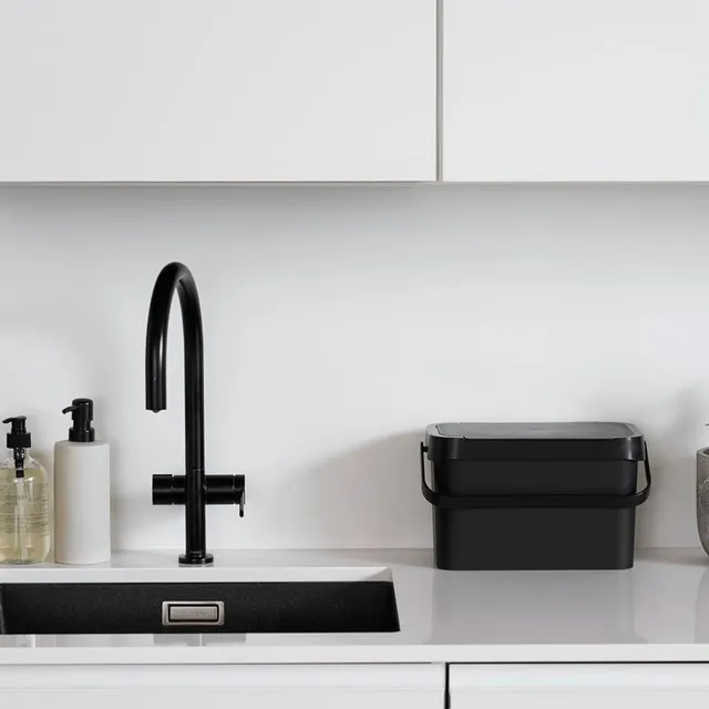 seau-compost-cuisine-5-l-noir-d-chets-alimentaires image 1