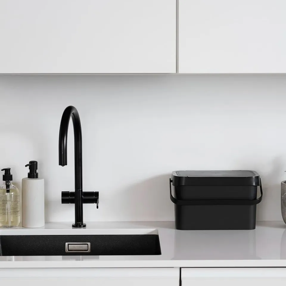 seau-compost-cuisine-5-l-noir-d-chets-alimentaires image 1