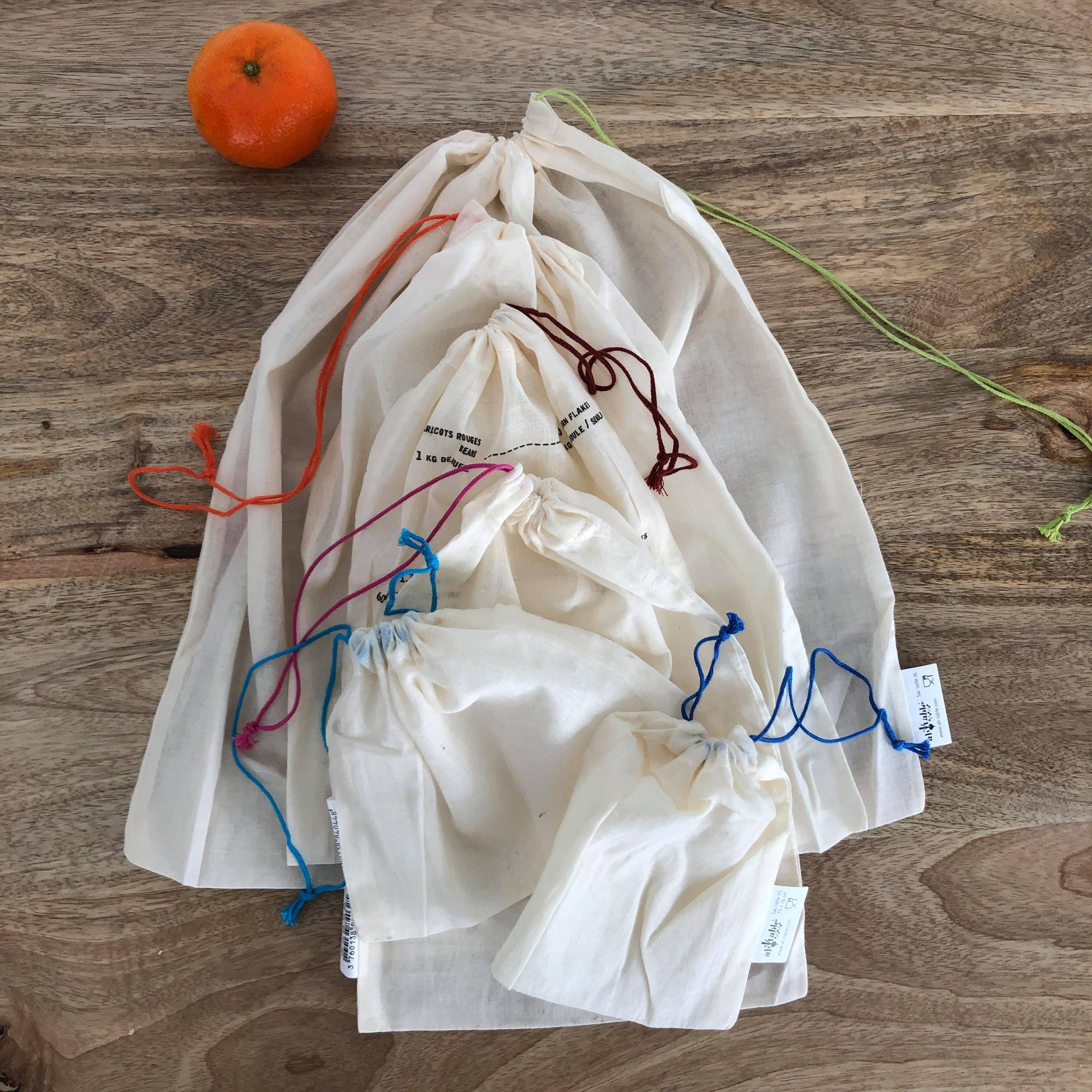 ecodis-sacs-vrac-coton-bio-lavable-taille-au-choix image 1