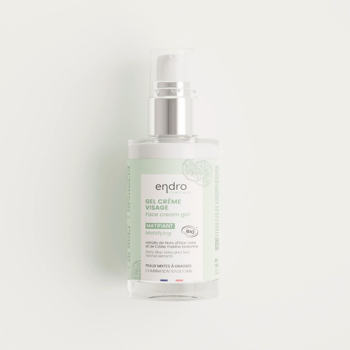 endro-gel-cr-me-visage-matifiant-bio-50-ml-peaux-mixtes image 1
