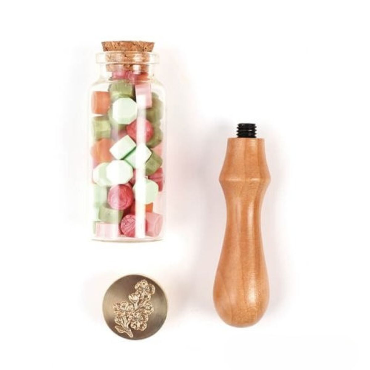 graine-cr-ative-kit-sceau-cire-fleur-50-pastilles image 2