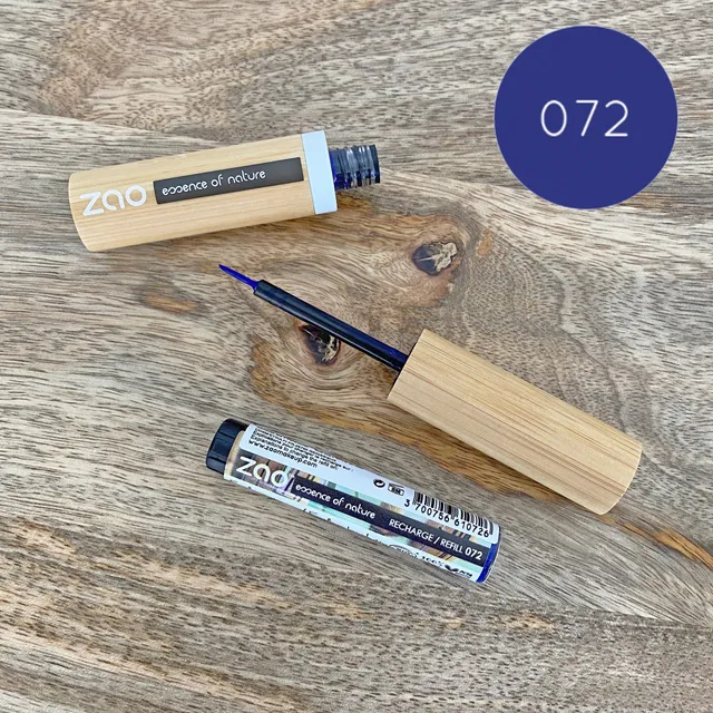 zao-072-bleu-lectrique-eyeliner-bio-rechargeable-4-5-g image 1