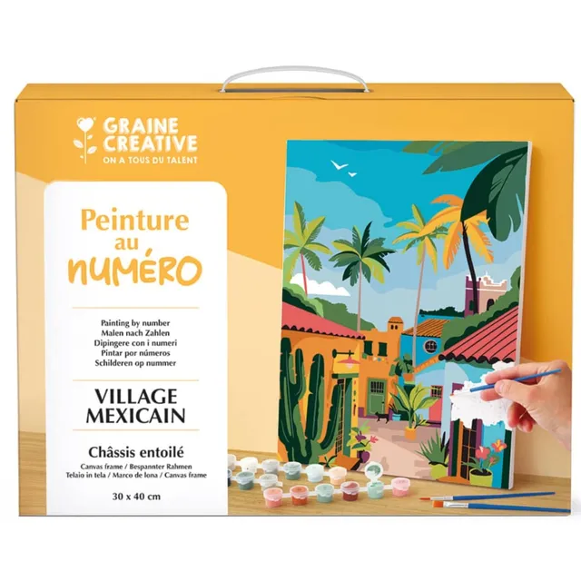 mes-courses-en-vrac-peinture-par-num-ros-30x40-cm-village-mexicain image 1