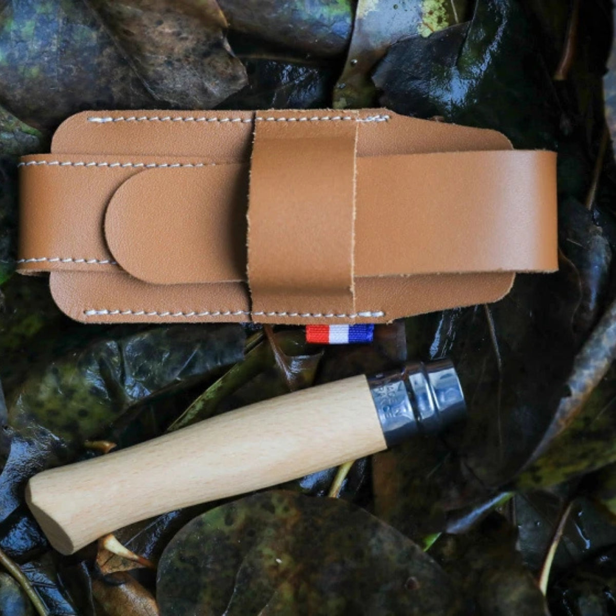 opinel-tui-cuir-couteau-classique-cuir-marron image 3