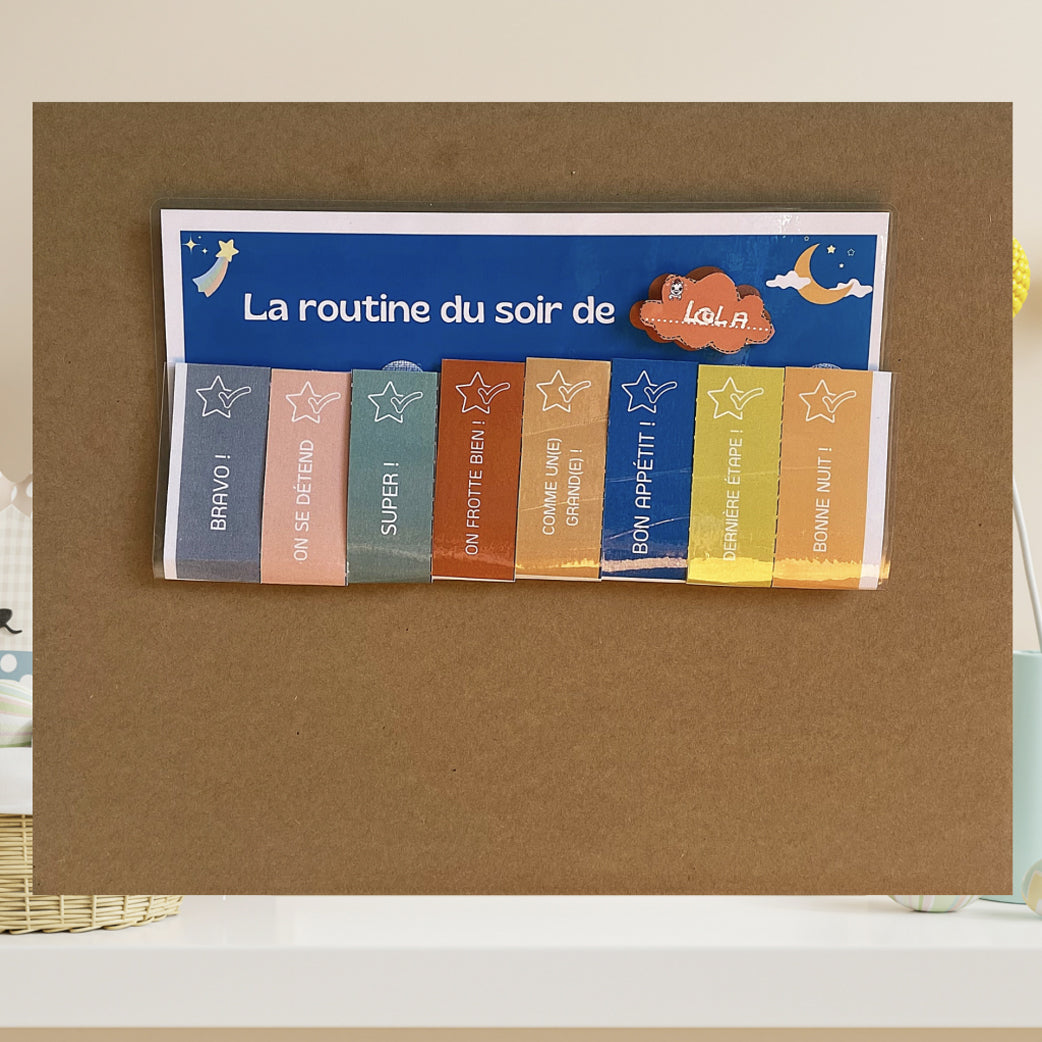 toasty-ma-routine-du-soir-enfant-tableau-montessori-8-tapes image 3
