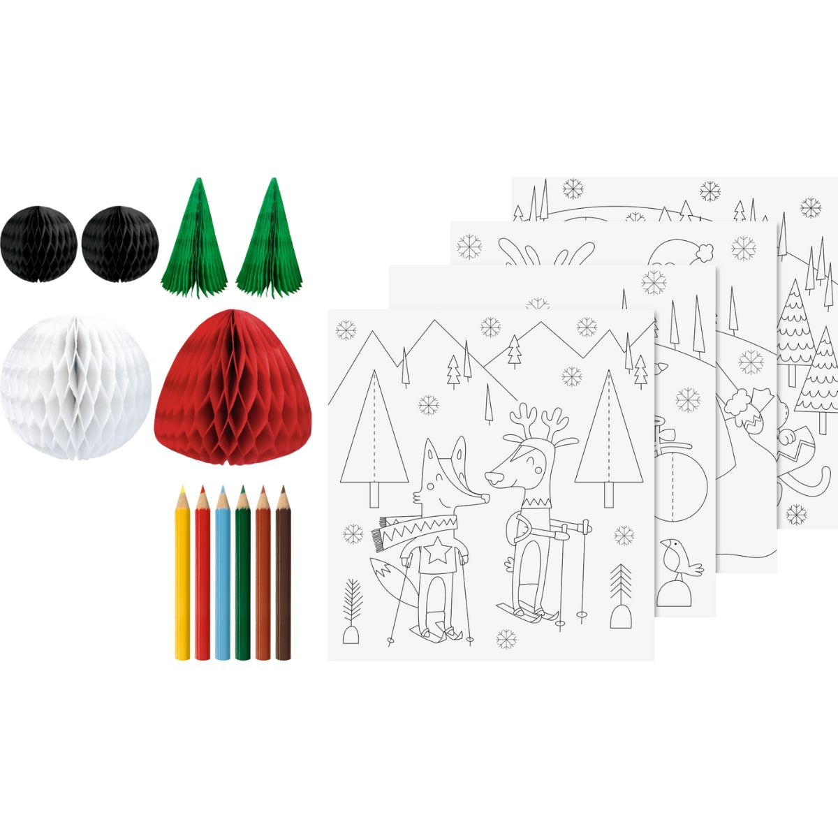 mes-courses-en-vrac-dessins-kit-coloriage-3d-amis-rigolos image 2