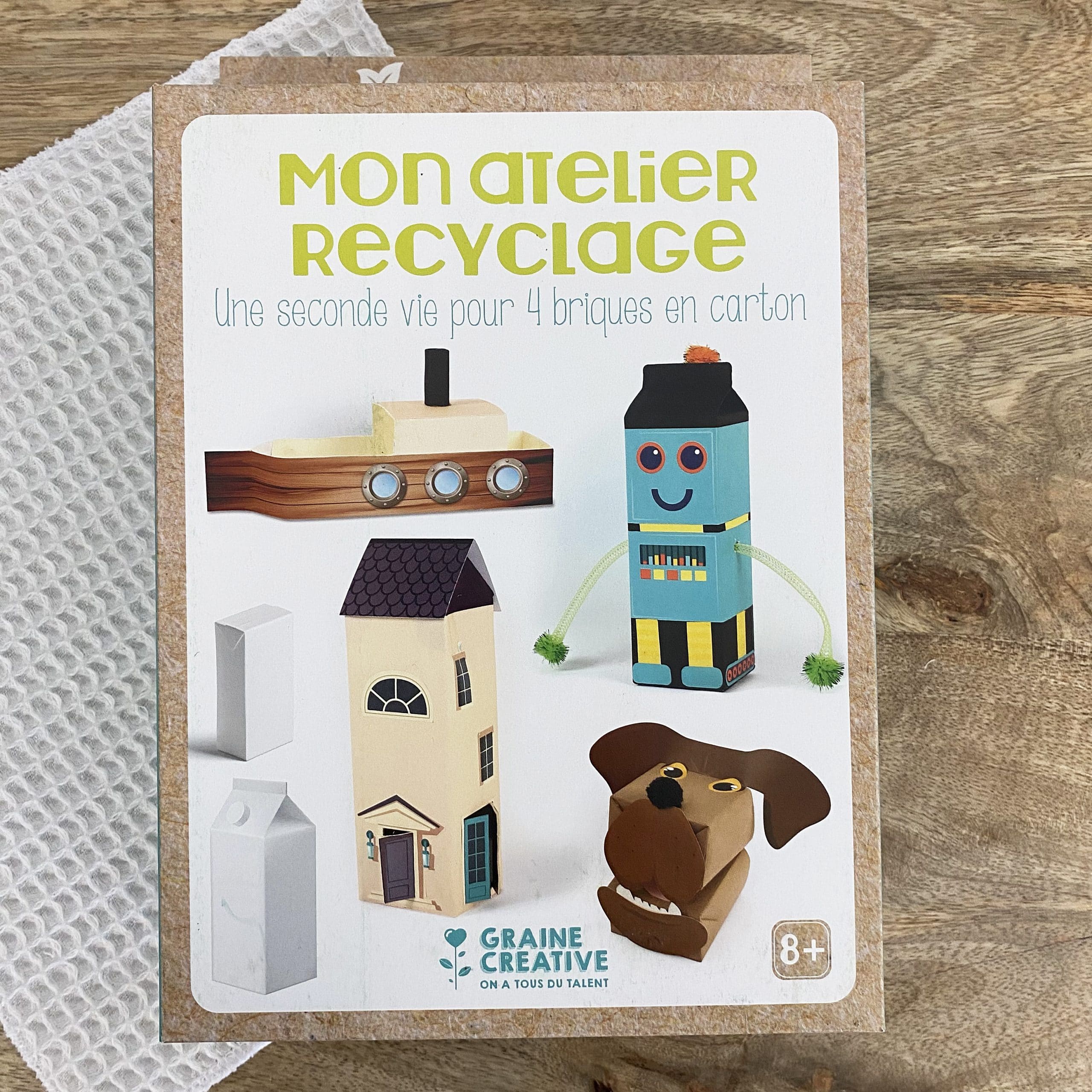 mes-courses-en-vrac-atelier-recyclage-kit-bricolage-briques-carton image 1