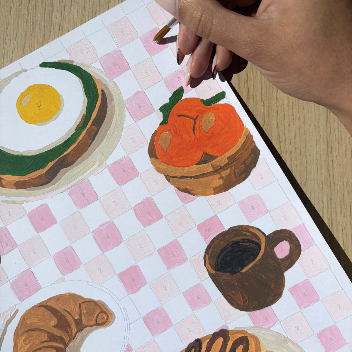 mes-courses-en-vrac-peintures-num-ros-brunch-peinture-num-ros-a4 image 7