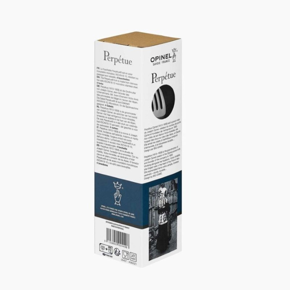 mes-courses-en-vrac-opinels-coffret-4-fourchettes-perpetue-inox image 2