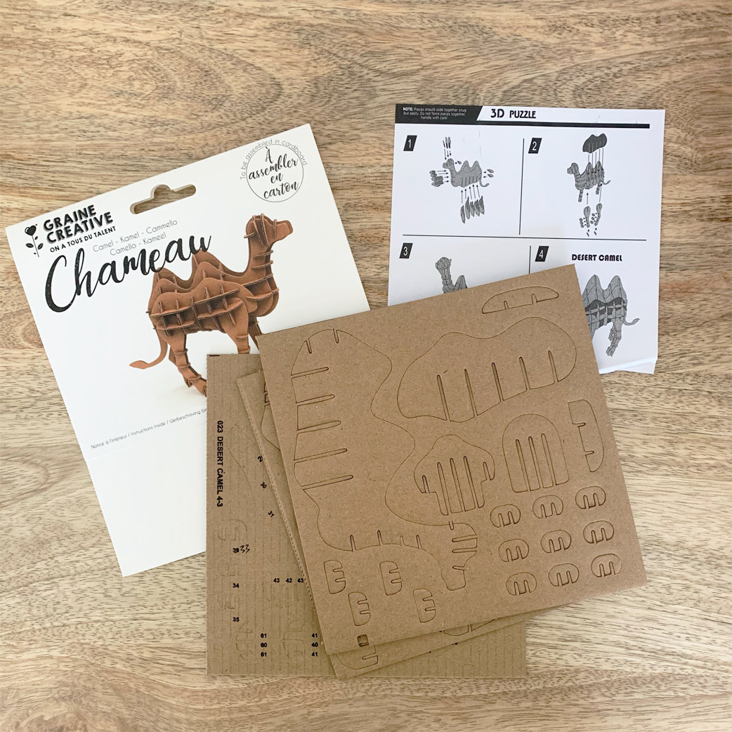 mes-courses-en-vrac-maquette-3d-carton-chameau-15-cm-sans-colle image 2