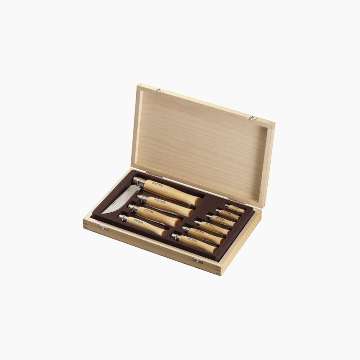 opinel-tradition-coffret-10-couteaux-inox-h-tre image 1