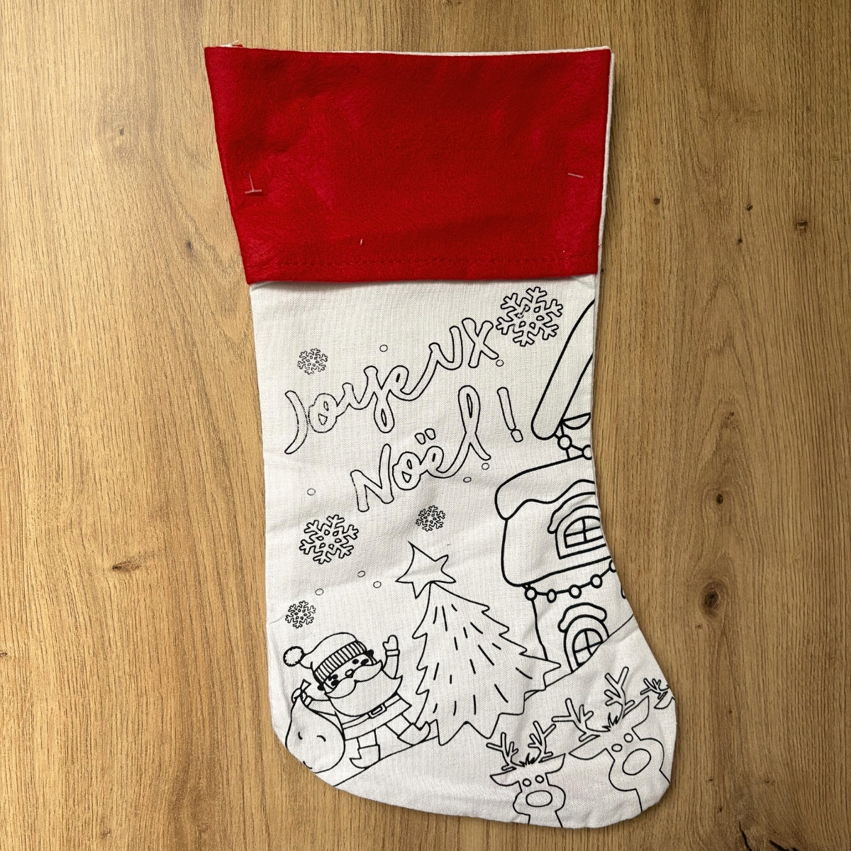 zentradas-chaussette-no-l-colorier-d-co-festive image 2