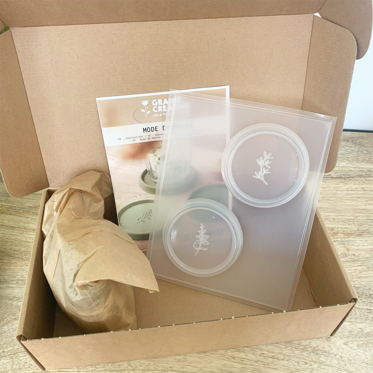 mes-courses-en-vrac-kit-diy-moulage-3-sous-verres-jesmonite image 2