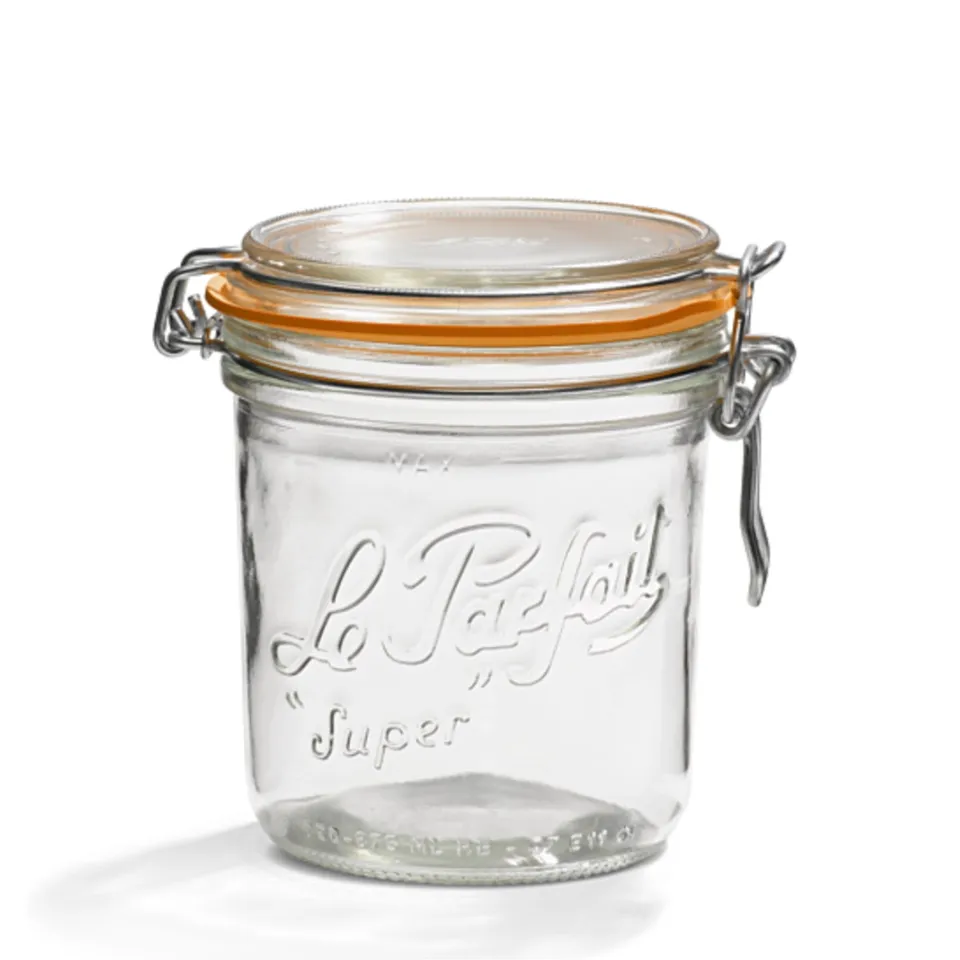 le-parfait-super-terrine-750-ml-lot-6-bocaux-verre-herm-tique image 1