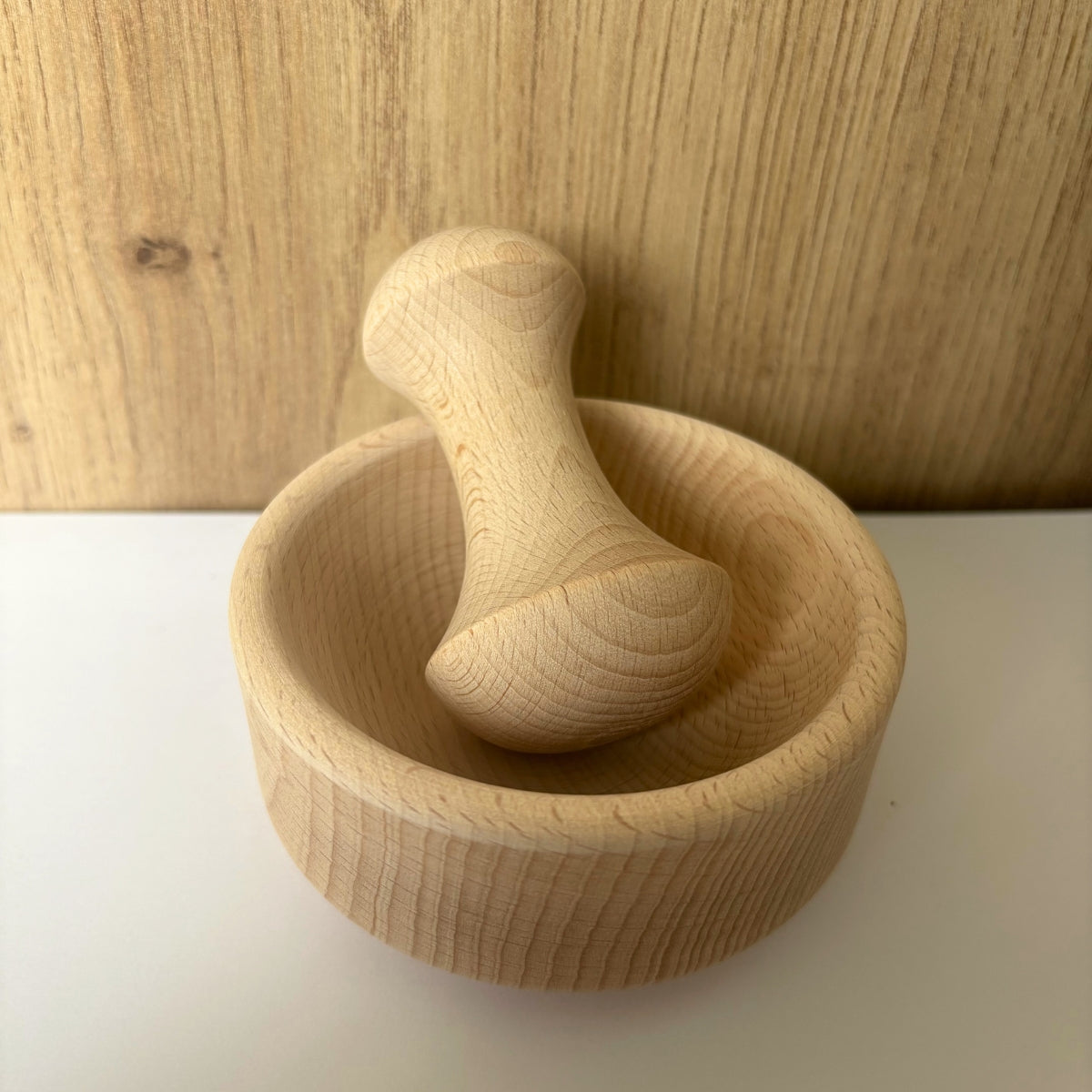 redecker-mortier-pilon-bois-h-tre-10-cm-cuisine image 1