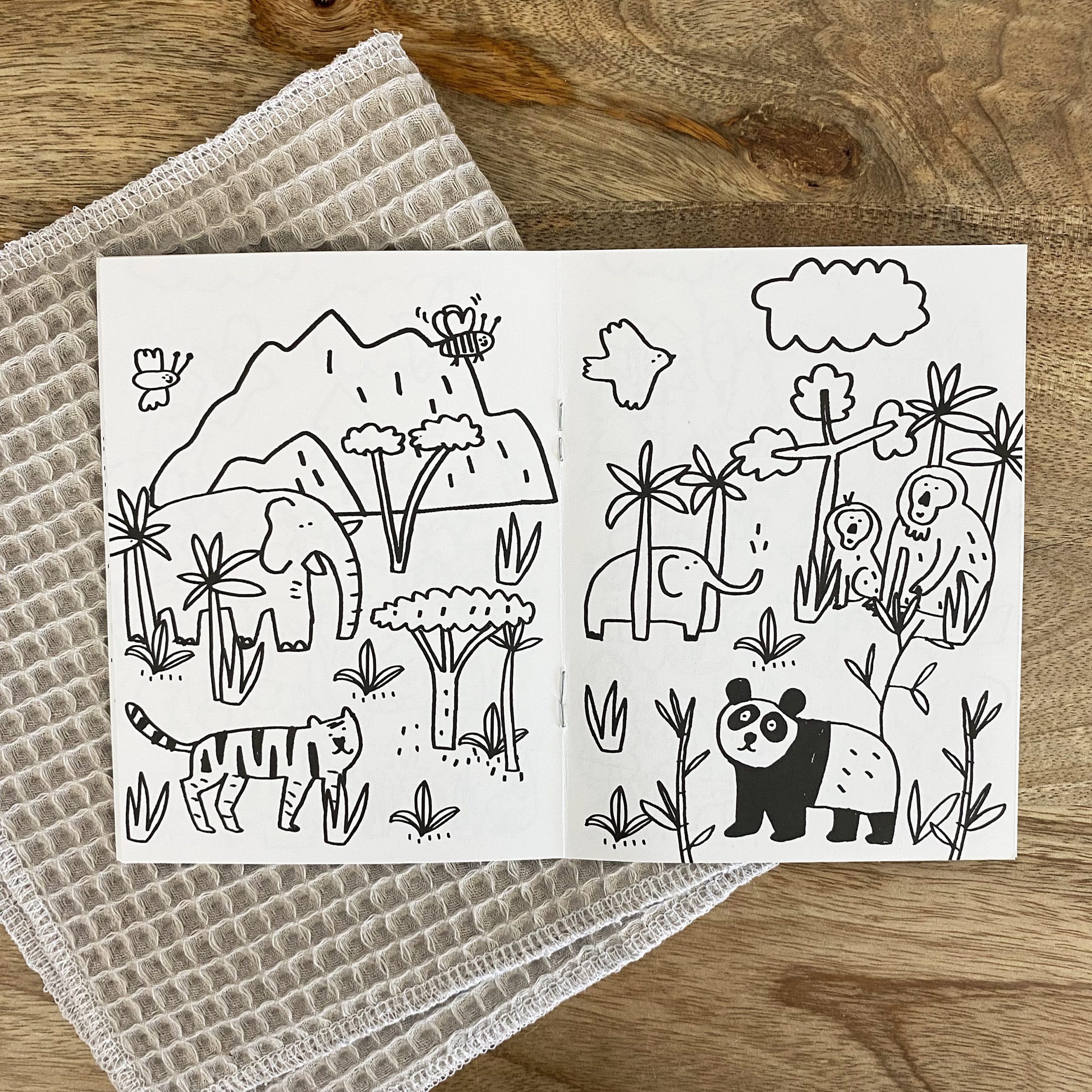mes-courses-en-vrac-cahier-coloriage-animaux-du-monde-16-pages image 2