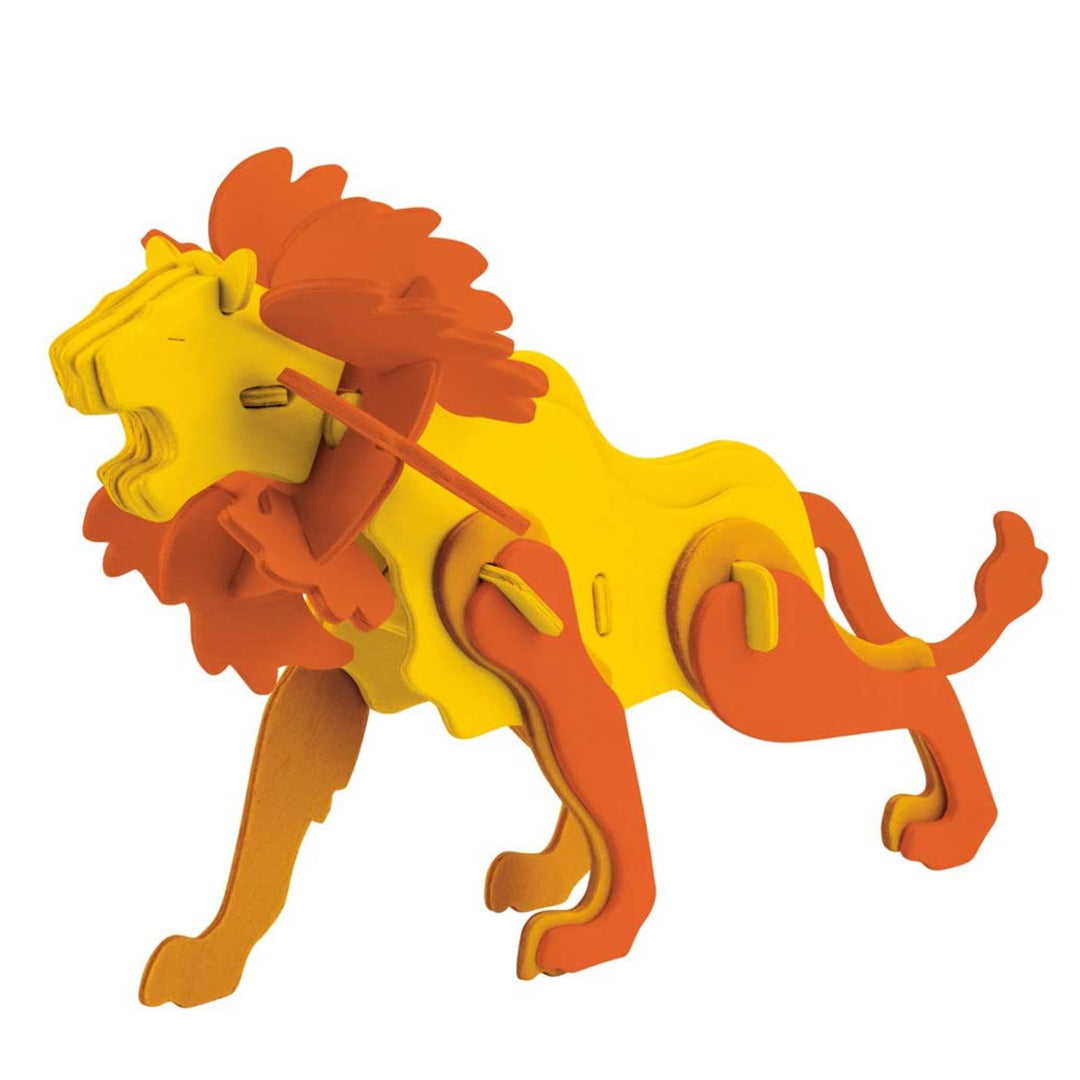 mes-courses-en-vrac-puzzle-3d-bois-lion-34-pi-ces-enfant image 3