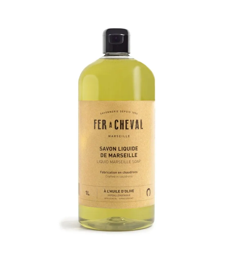 fer-cheval-savon-marseille-liquide-huile-olive-1l image 1