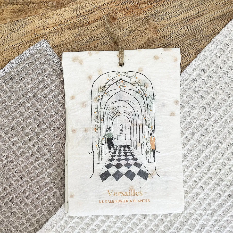 growing-paper-calendrier-ensemenc-versailles-a6-13-graines image 1