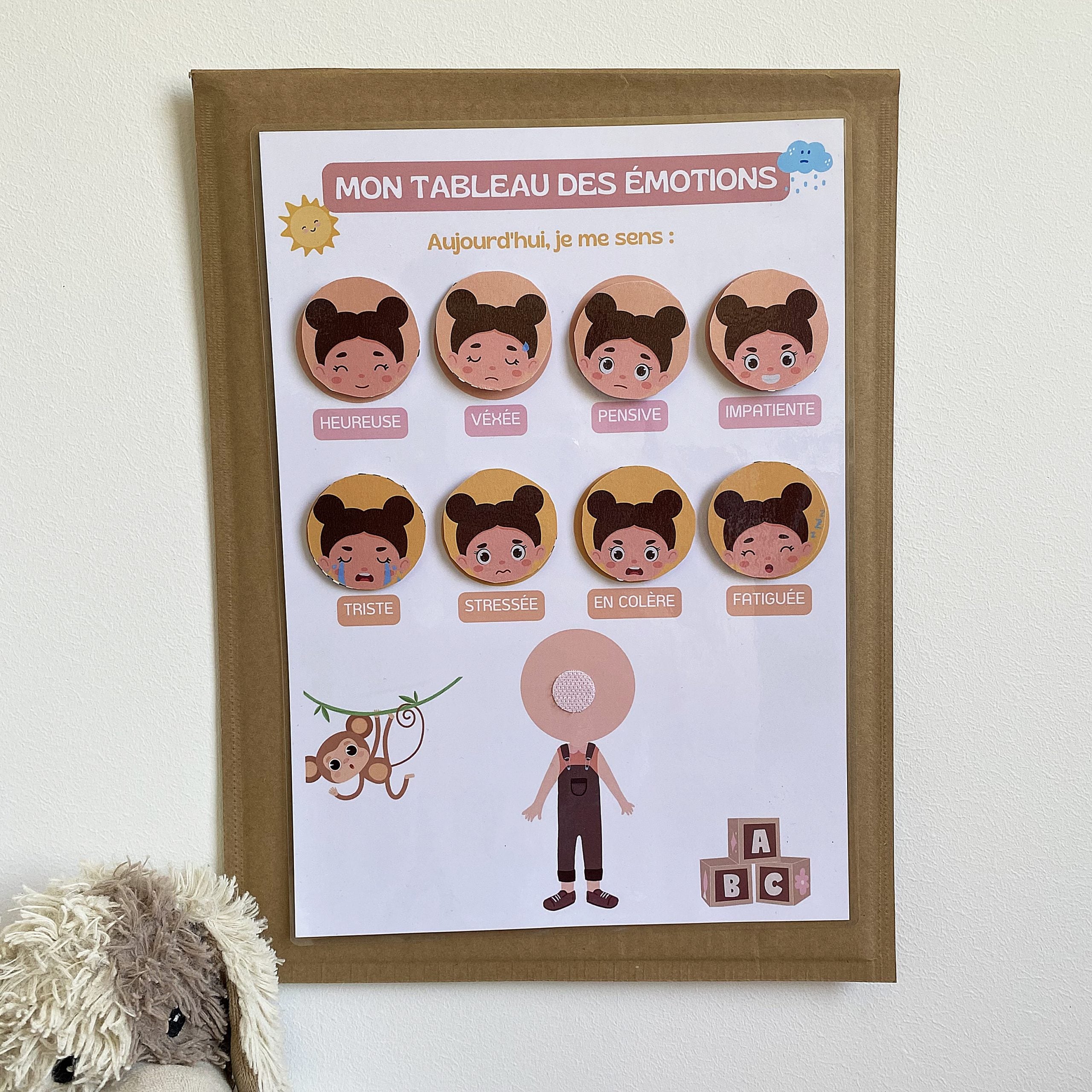 mes-courses-en-vrac-routines-d-apprentissage-tableau-motions-fille image 2