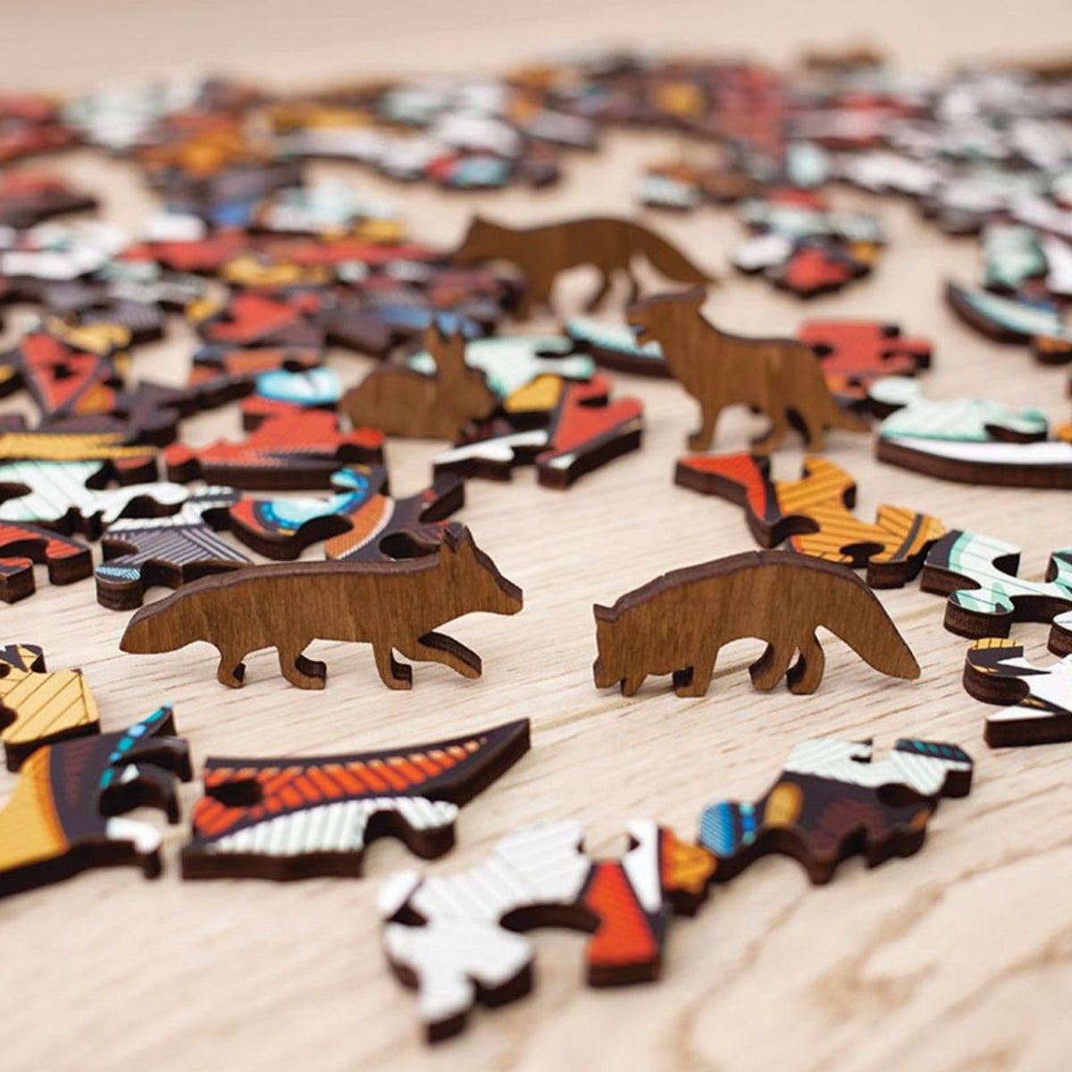 graine-cr-ative-puzzle-renard-puzzle-en-bois-141-pi-ces image 3