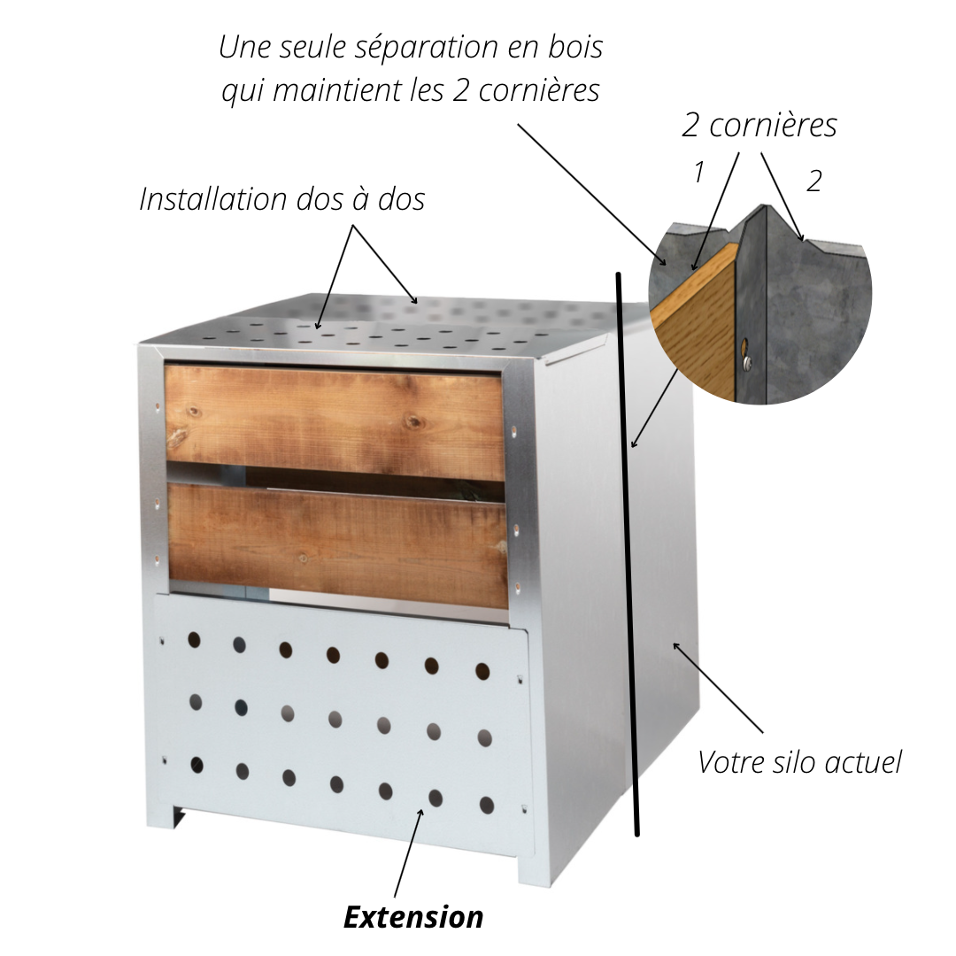 guillouard-luciole-extension-composteur-200l-bois-galva image 2